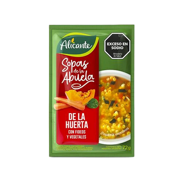ALICANTE SOPA DE LA ABUELA DE LA HUERTA 72G *10