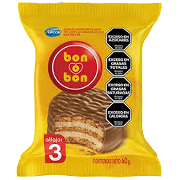ALFAJOR BONOBON TRPLE X60GRS *21