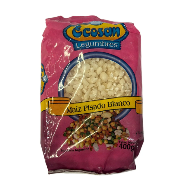 MAIZ PISADO BLANCO ECOSAN*400GR*10