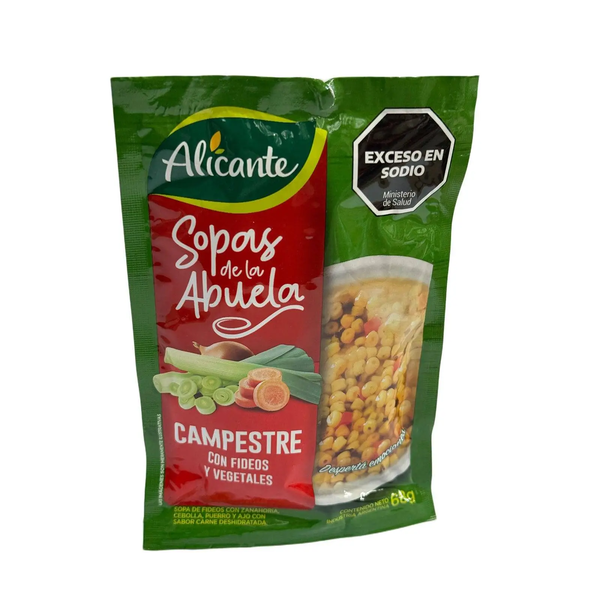 ALICANTE SOPA DE LA ABUELA CAMPESTRE 68G *10