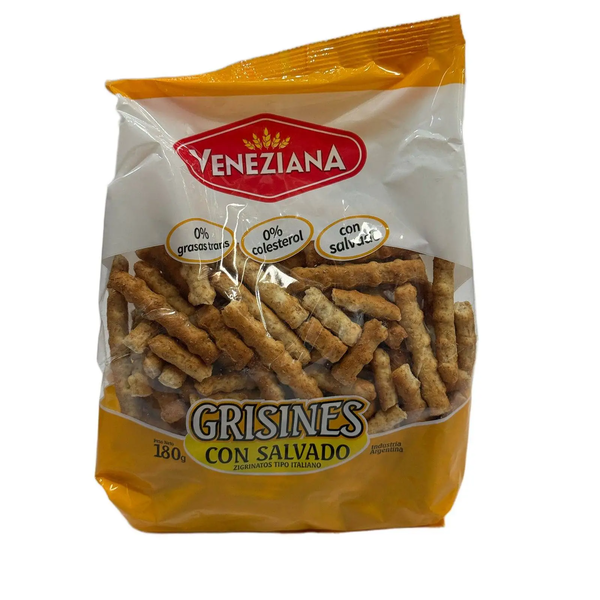 VENEZIANA GRISINES SALVADO 180G *15