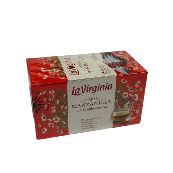 TE LA VIRGINIA MANZANILLA 25 X 25G *6