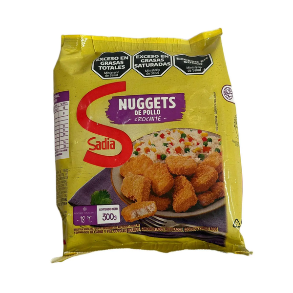 NUGGETS DE POLLO CONGELADOS SADIA 300GRS C/U