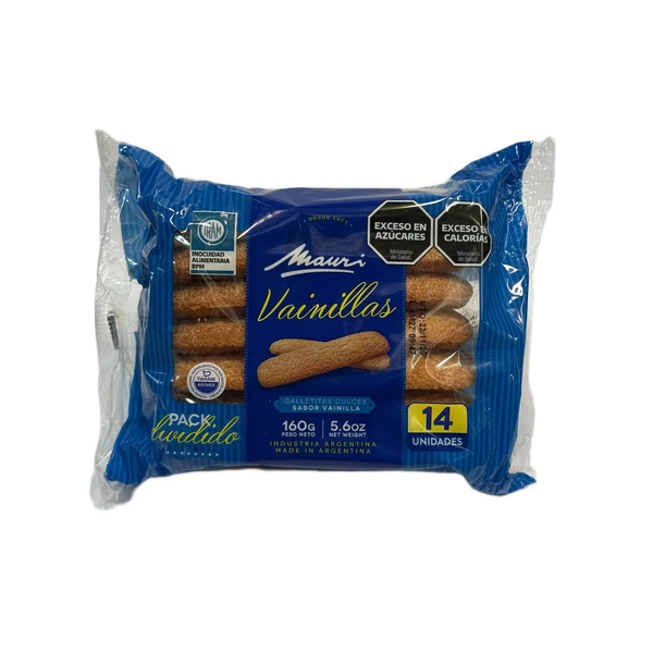 VAINILLAS MAURI 160GRS*32