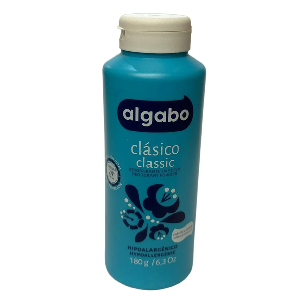 TALCO ALGABO POLVO SUAVE FRASCO CELESTE 180G *12