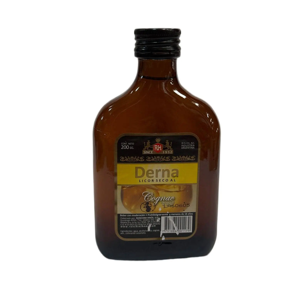 PETACA DERNA --COGNAC-- 200ML *12