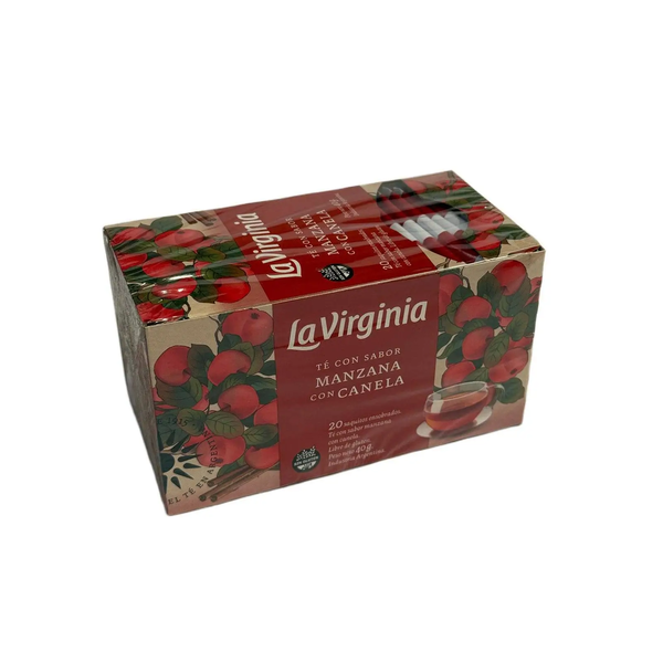 TE LA VIRGINIA MANZANA C/CANELA 20x40g *6