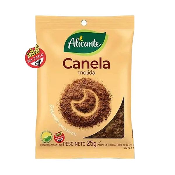 CANELA ALICANTE MOLIDA X 25G *12