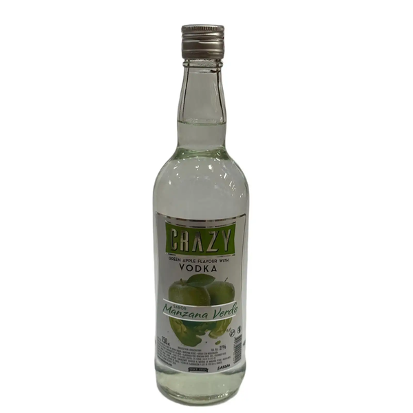 VODKA CRAZY MANZANA X750ML *6