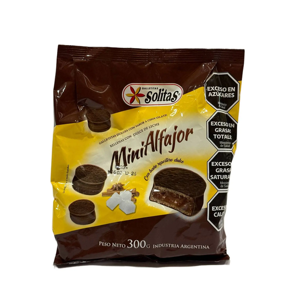 ALFAJORCITOS SOLITAS CHOCOLATE 300G *14