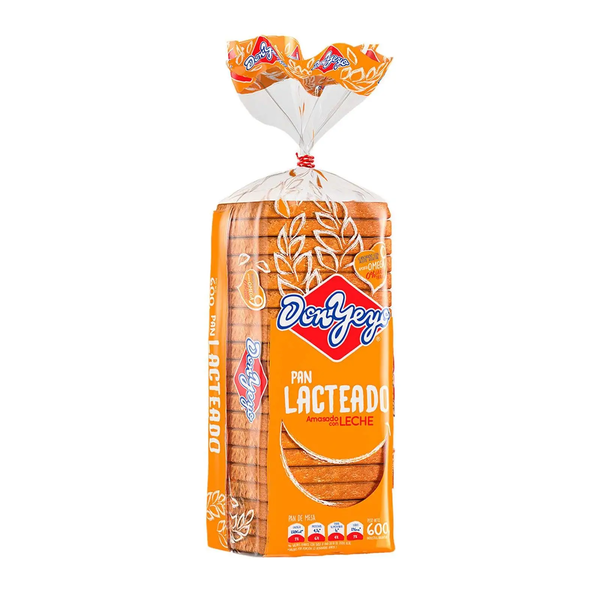 DON YEYO PAN LACTEADO X600GRS