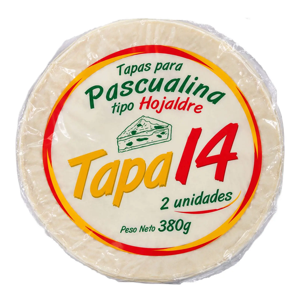 TAPA 14 PASCUALINA HOJALDRE 380GRS