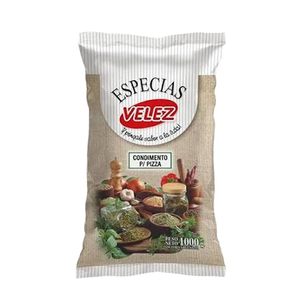 VELEZ ESPECIAS CONDIMENTO P/PIZZA 1KG