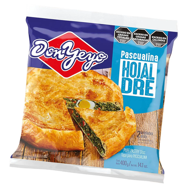 DON YEYO PASCUALINA HOJALDRE 380GRS
