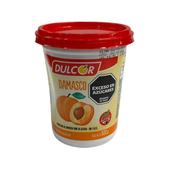 MERMELADA DULCOR DAMASCO 500G *12