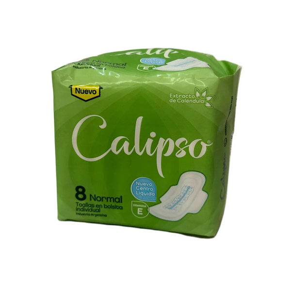 TOALLITA CALIPSO NORMAL C/ALAS  X8 *50
