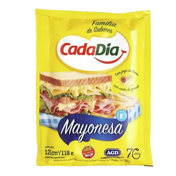 MAYONESA CADA DIA CLASICA X125CC *20