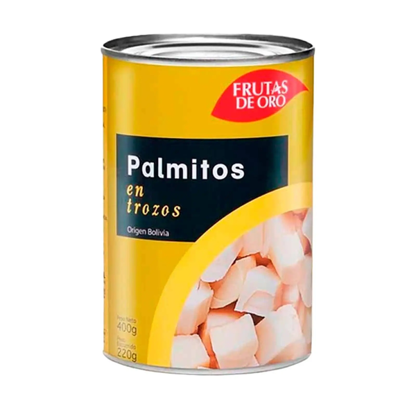 FRUTAS DE ORO PALMITOS TROZOS 400G *24