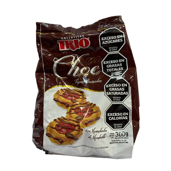GALLETITAS TRIO TRI CHOC PEPAS 300G *12