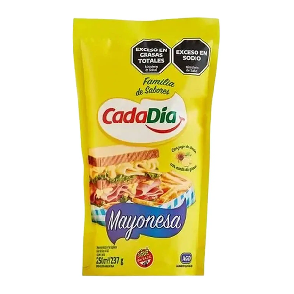 MAYONESA CADA DIA CLASICA X250CC *12