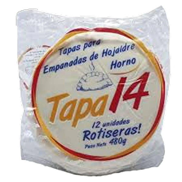 TAPA 14 DISCO EMP HOJALDRE X14*18
