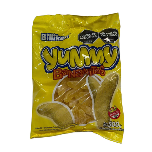 GOMITAS YUMMY BANANITAS 500G *6