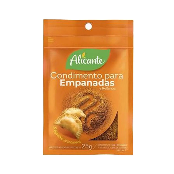 CONDIMENTO P/EMPANADAS ALICANTE X 25G *12