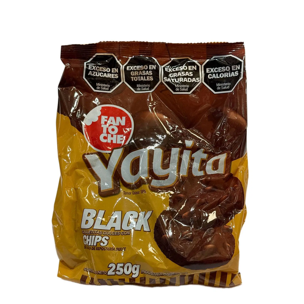 YAYITA BLACK C/CHIP FANTOCHE250GRS*12