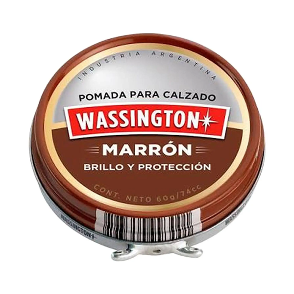 POMADA WASSINGTON LATA  MARRON *6 CADA UNID