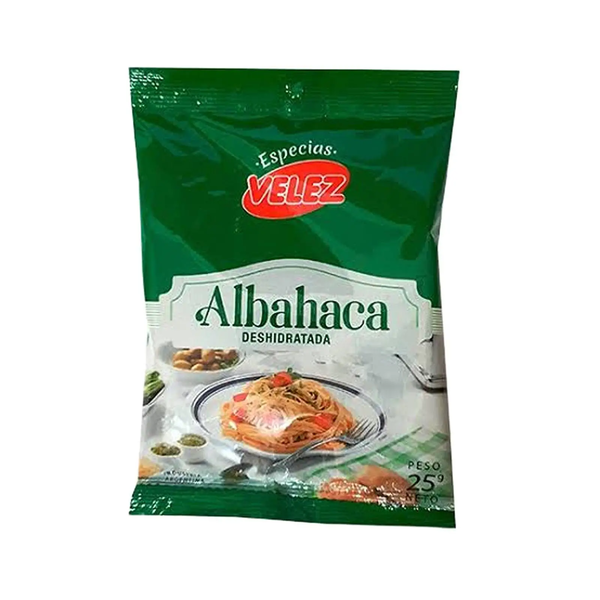 VELEZ ESPECIAS ALBAHACA 10X25G