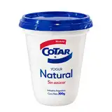 COTAR YOGUR  NATURAL S/AZUCAR X 300G