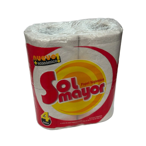 PAPEL HIGIENICO SOL MAYOR 4X30MTS *12