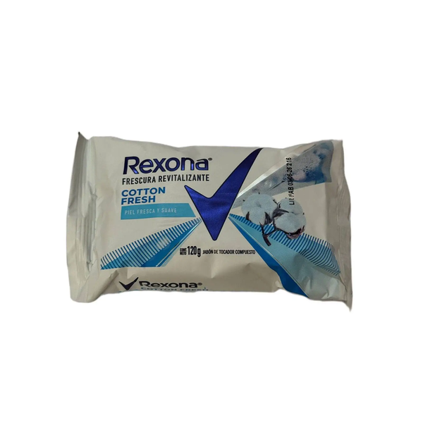 JABON REXONA X1 COTTON 120/125G *72