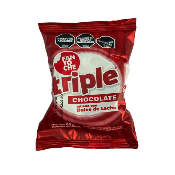 ALFAJOR FANTOCHE NEGRO TRIPLE 85G *24