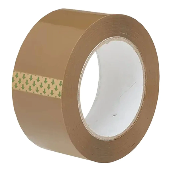 CINTA DE EMBALAR ANCHA MARRON  X6   CADA UNID