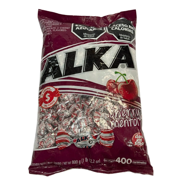 CARAMELOS ALKA CHERRY 800G *10