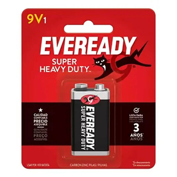 BATERIA EVEREADY 9V (X 1U) *12