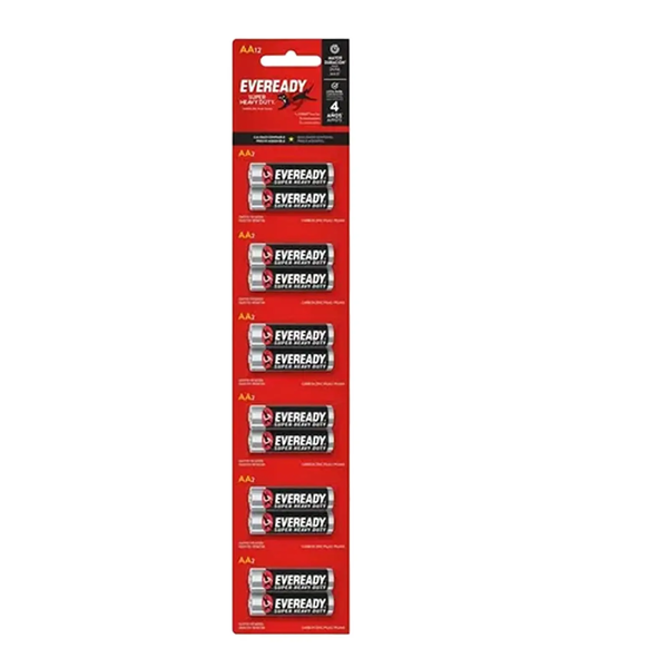 PILAS EVEREADY AA TIRA X12 ( 2UX12)*36
