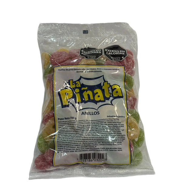 GOMA ANILLOS PIÑATA X700G*8