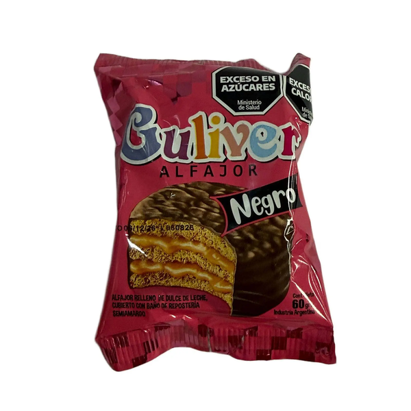 GULIVER ALFAJOR TRIPLE NEGRO X60G*-24