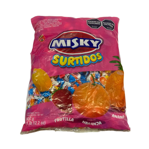 MASTICABLES MISKY SURTIDO  800G *10