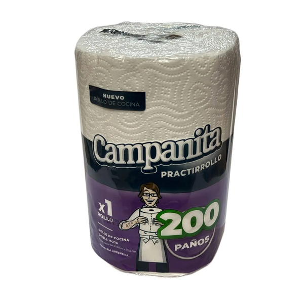 ROLLO  COCINA CAMPANITA INDIVIDUAL  X200 PAÑOS*12