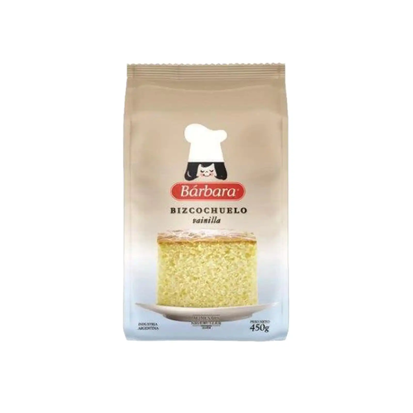 BIZCOCHUELO BARBARA S/VAINILLA 450GS*10