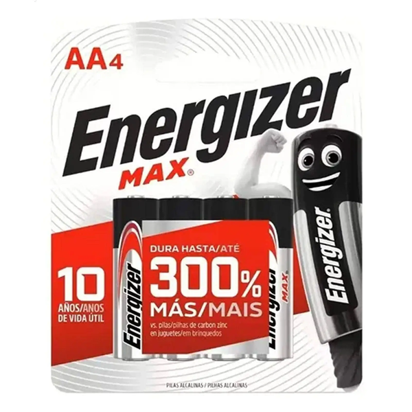 PILAS ENERGIZER AA X4 (X10) *40