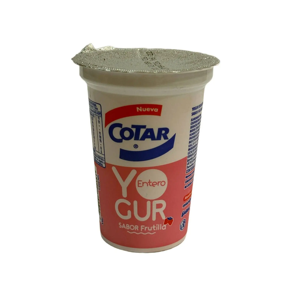 COTAR YOGUR FRUTILLA ENT  X190GRS