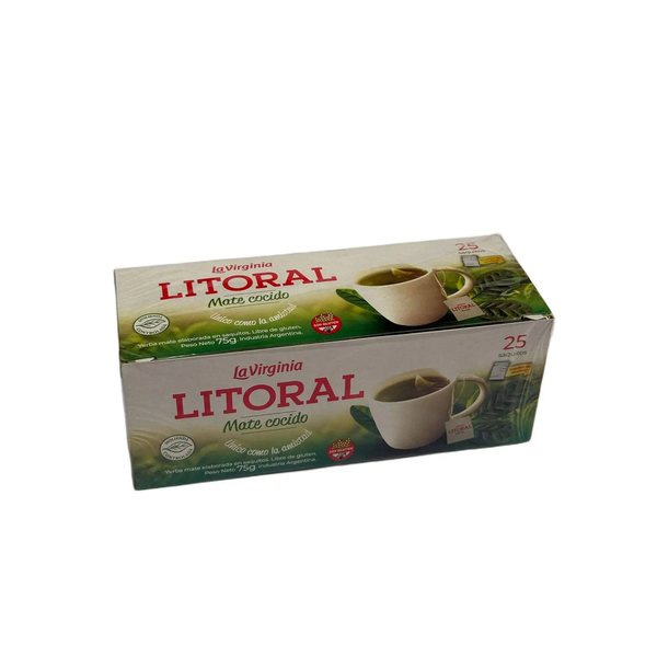 MATE COCIDO LITORAL LA VIRGINIA X25*10