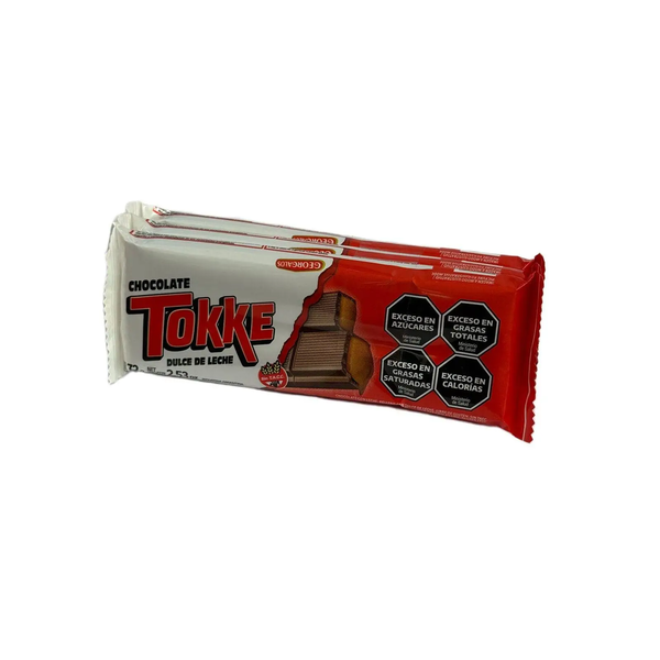 CHOCOLATE TOKKE RELL  DDL 72GRS  X 3UNID