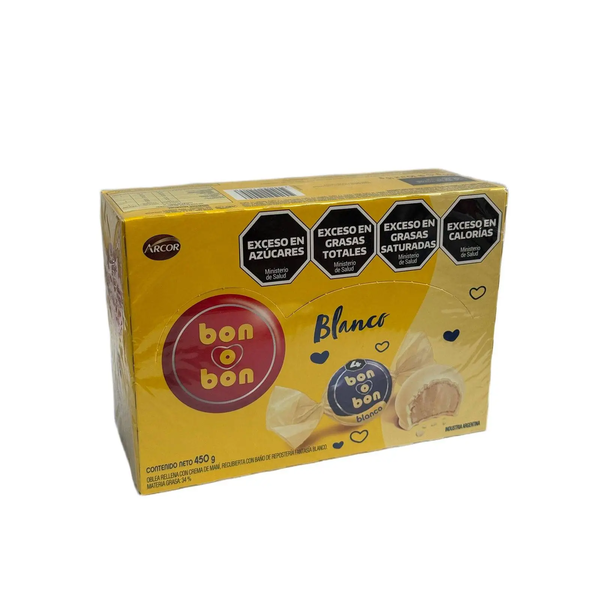 BOMBON BON O BON BLANCO 30U 450G*12