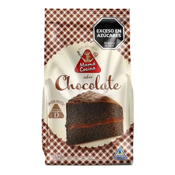 BIZCOCHUELO MAMA COCINA S/ CHOCOLATE 540G/450G *12