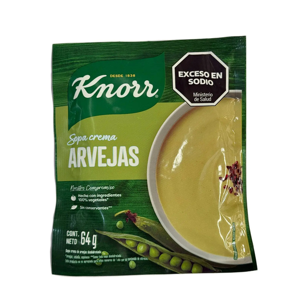 SOPA CREMA KNORR - ARVEJAS  X64GRS *10